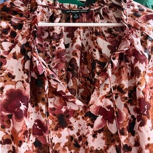 Zac & Rachel Elegant Brown Blouse